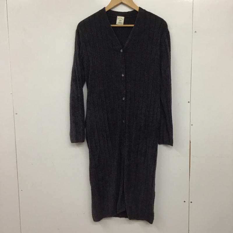 ジェラートピケ gelato pique カーディガン 長袖 PWNT224097 調温スムーズィーカーディガン ONE SIZE 無地 チャコールグレー / チャコールグレー /  レディース USED 古着 中古 10144998