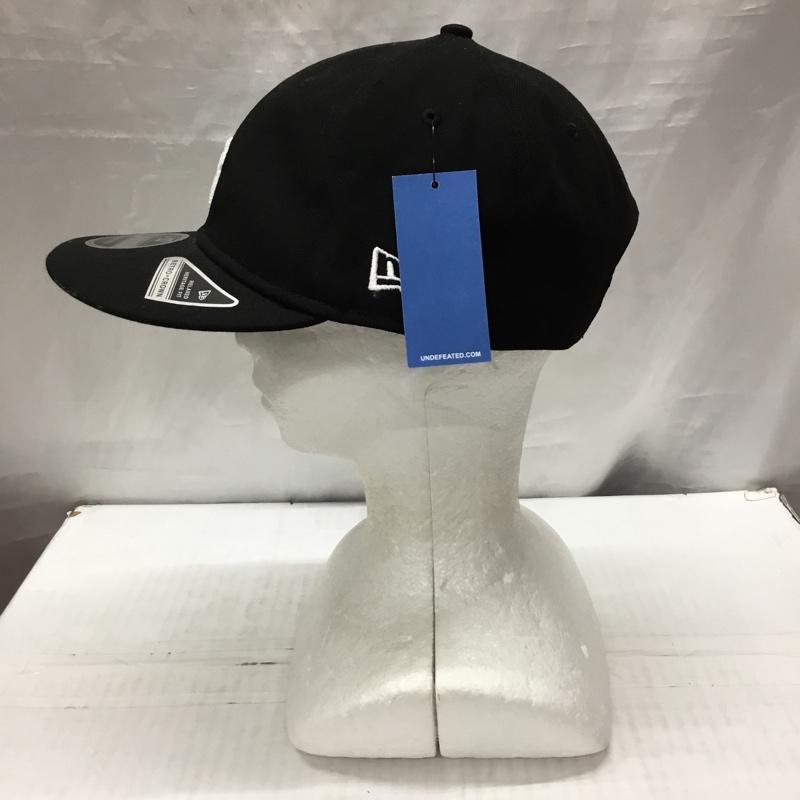 ニューエラ NEW ERA 帽子 キャップ UNDEFEATED 9FIFTY タグ付き 刺繍 黒 / ブラック /  メンズ USED 古着 中古 10119115