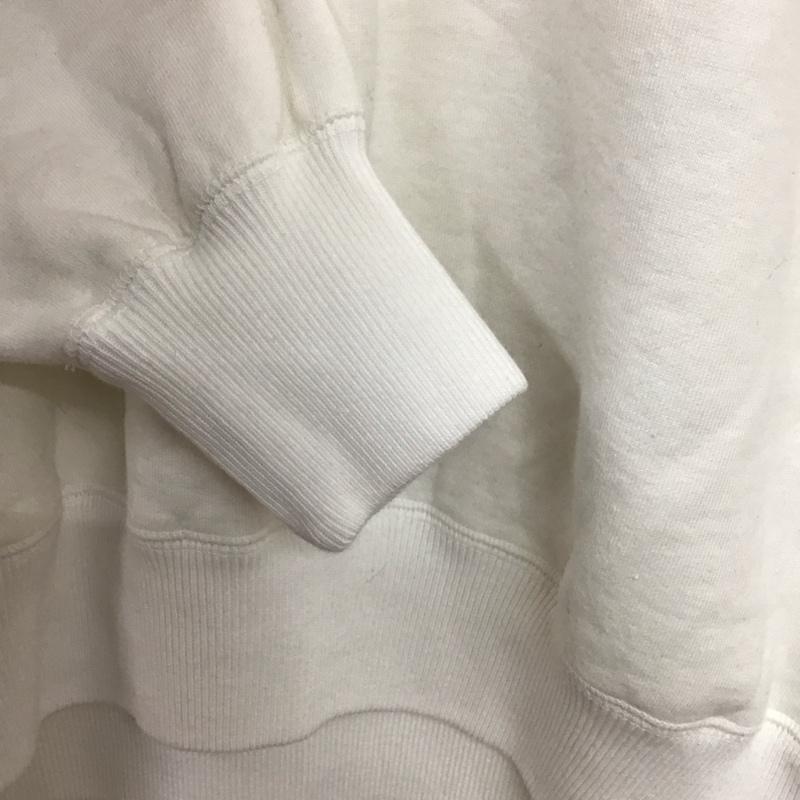 ラルフローレン RALPHLAUREN トレーナー 長袖 長袖トレーナー スウェット カラーネック プルオーバー M ロゴ、文字 白 / ホワイト /  メンズ USED 古着 中古 10144861