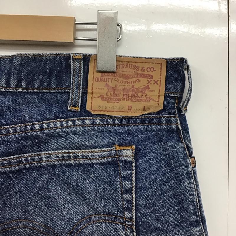 リーバイストラウスアンドコー Levi Strauss & co. パンツ デニム、ジーンズ デニムパンツ ワイドパンツ カジュアルパンツ 36 無地 インディゴ / インディゴ /  メンズ USED 古着 中古 10143535