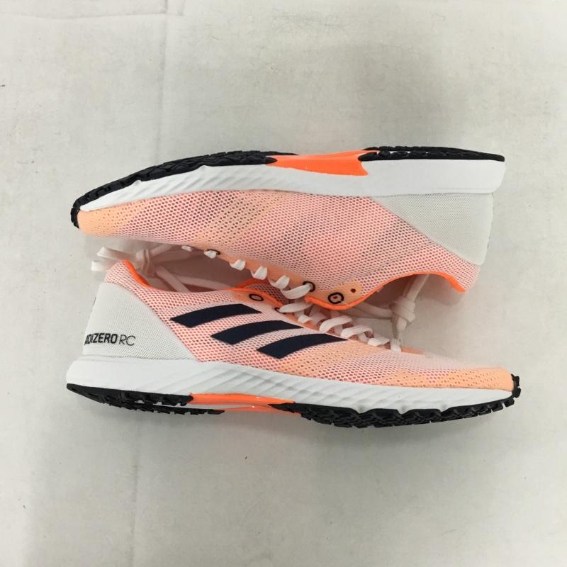 アディダス adidas スニーカー スニーカー F34064 adizero rc 23.5cm 箱有 ランニングシューズ 23.5cm ロゴ、文字 橙 / オレンジ / X 白 / ホワイト / X 黒 / ブラック /  レディース USED 古着 中古 10147902