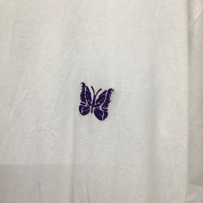 ニードルス Needles Tシャツ 半袖 XL 刺繍 白 / ホワイト /  メンズ USED 古着 中古 10134911