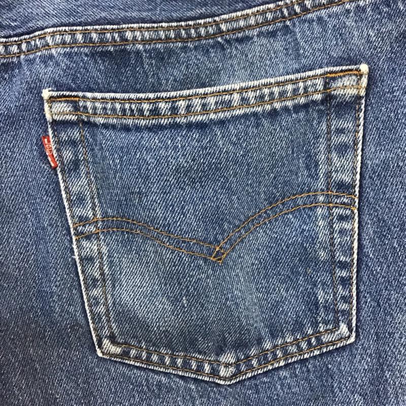 リーバイストラウスアンドコー Levi Strauss & co. パンツ デニム、ジーンズ デニムパンツ ストレートパンツ ワイドパンツ カジュアルパンツ 38 無地 インディゴ / インディゴ /  メンズ USED 古着 中古 10116433