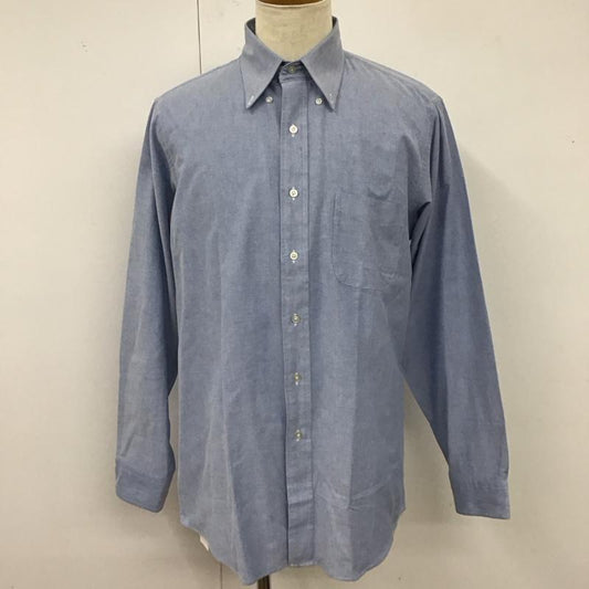 エルエルビーン L.L.Bean シャツ、ブラウス 長袖 長袖シャツ カラーシャツ ポケットシャツ 長袖カットソー ボタンダウンシャツ 90s oxford 無地 水色 / ライトブルー /  メンズ USED 古着 中古 10119912