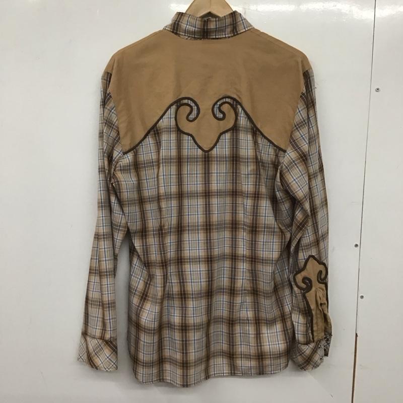 古着 USED シャツ、ブラウス 長袖 長袖シャツ チェックシャツ カラーシャツ ウエスタンシャツ チェック マルチカラー / マルチカラー /  メンズ USED 古着 中古 10139479
