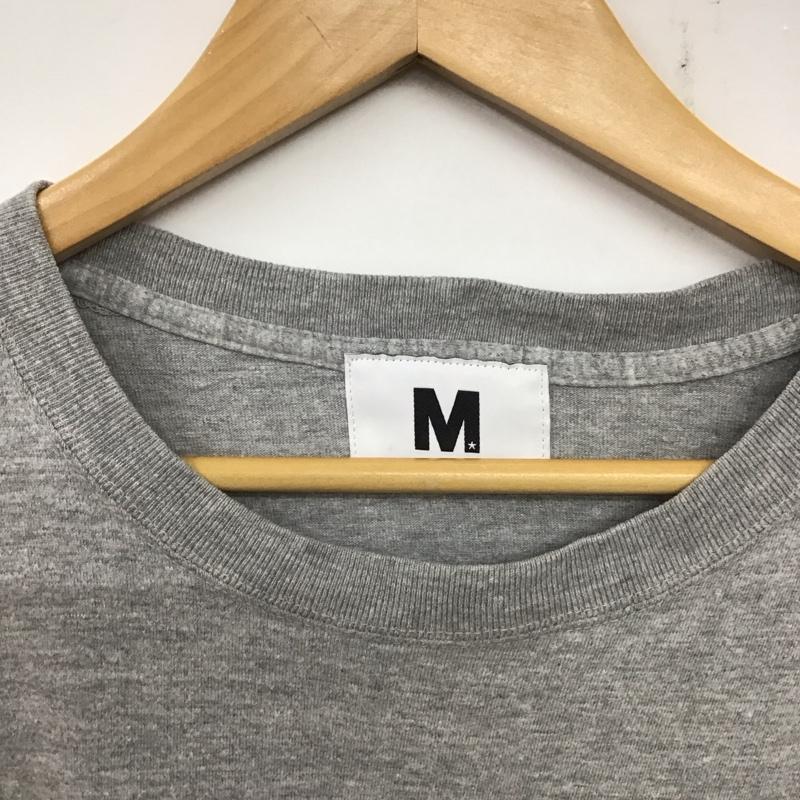 エム M Tシャツ 半袖 XL ロゴ、文字 X プリント 灰 / グレー /  メンズ USED 古着 中古 10138208