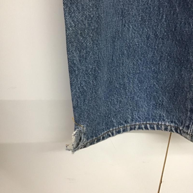 リーバイストラウスアンドコー Levi Strauss & co. パンツ デニム、ジーンズ デニムパンツ ワイドパンツ カジュアルパンツパンツ Gパン 42インチ 無地 インディゴ / インディゴ /  メンズ USED 古着 中古 10140464