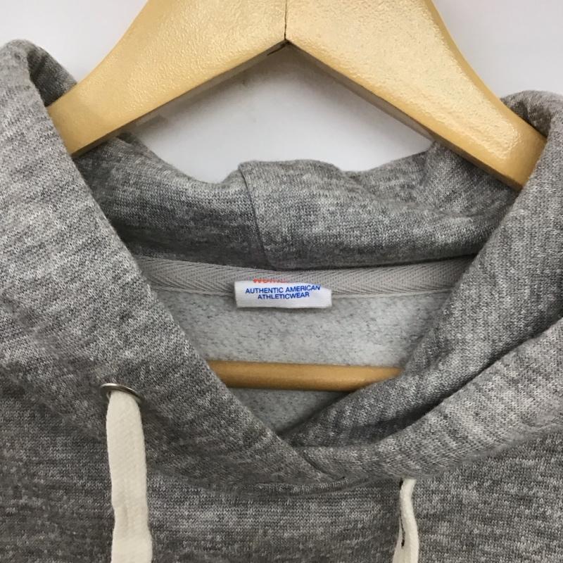 チャンピオン Champion ワンピース ロングスカート cw-q106 長袖ロングワンピース フレアワンピース スウェットワンピース M ロゴ、文字 灰 / グレー /  レディース USED 古着 中古 10141292