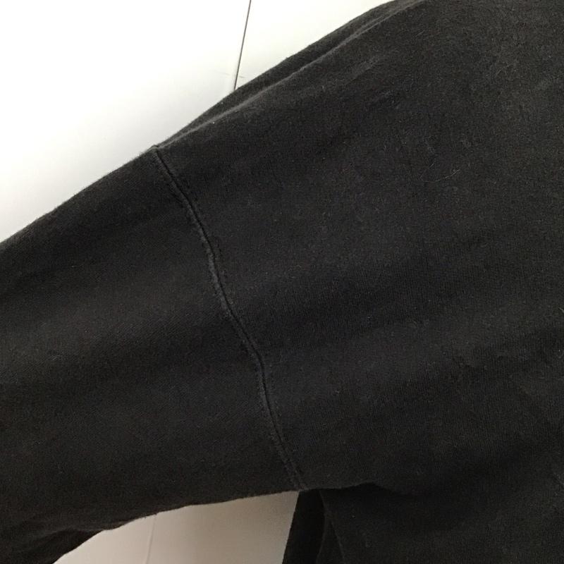 古着 USED トレーナー 長袖 NASA 薄手スウェット ロゴ、文字 黒 / ブラック /  メンズ USED 古着 中古 10116826