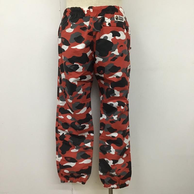 アベイシングエイプ A BATHING APE パンツ ワークパンツ、ペインターパンツ ナイロン サルカモ L 総柄 マルチカラー / マルチカラー /  メンズ USED 古着 中古 10102320
