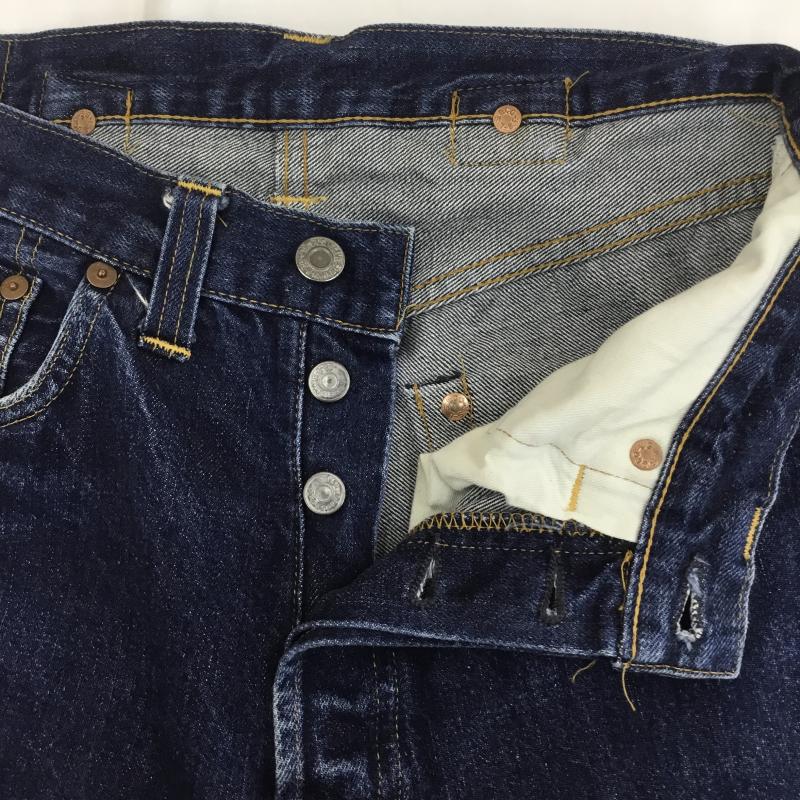 リーバイス Levi s パンツ デニム、ジーンズ 201XX 90s 201-0003 ビッグE　USA製 32 ロゴ、文字 青 / ブルー /  メンズ USED 古着 中古 10113092