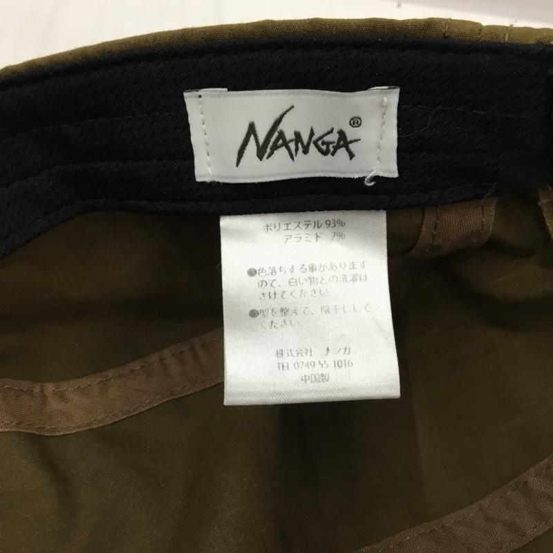 ナンガ NANGA 帽子 キャップ Takibi Cap キャンプ アウトドア ロゴ、文字 カーキ / カーキ /  メンズ USED 古着 中古 10105753