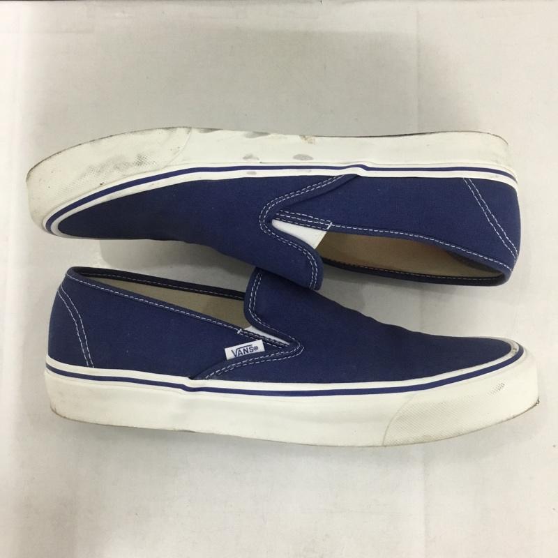 バンズ VANS スリッポン スリッポン 721454 28.5cm スニーカー 28.5cm ロゴ、文字 紺 / ネイビー /  メンズ USED 古着 中古 10140163