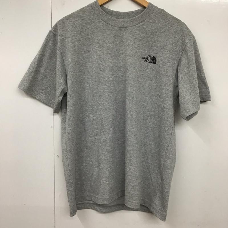 ザノースフェイス THE NORTH FACE Tシャツ 半袖 nt32459 ナチュラルフェノメノン 半袖カットソー プリントTシャツ M ロゴ、文字 灰 / グレー /  メンズ USED 古着 中古 10128700