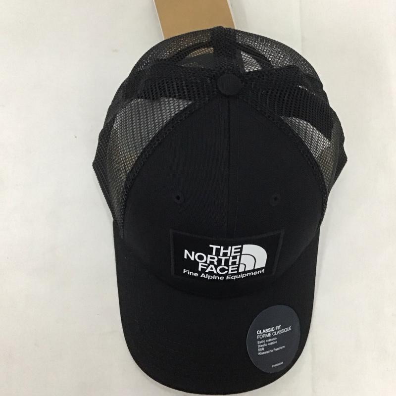 ザノースフェイス THE NORTH FACE 帽子 キャップ NF0A5FXA MUDDER TRUCKER メッシュキャップ タグ付き ロゴ、文字 黒 / ブラック /  メンズ USED 古着 中古 10132508