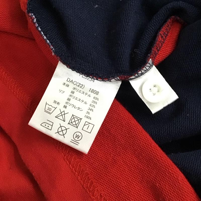 フィラ FILA ポロシャツ 長袖 FL5234 ラガーシャツ FREE ロゴ、文字 白 / ホワイト / X 紺 / ネイビー / X 赤 / レッド /  レディース USED 古着 中古 10119587