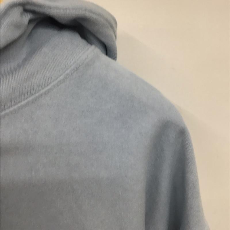 ステューシー STUSSY パーカー 長袖 長袖パーカー プルオーバーパーカー スウェット M ロゴ、文字 水色 / ライトブルー /  メンズ USED 古着 中古 10149284
