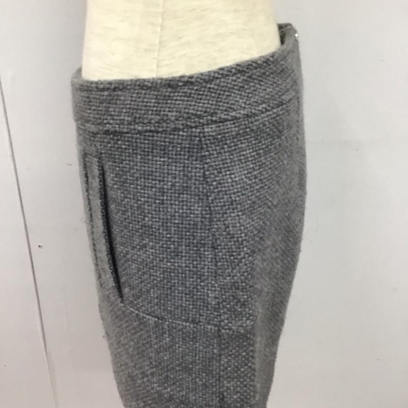 シーバイクロエ SEE BY CHLOE スカート ミニスカート ミニスカート タイトスカート ジップアップ 38 無地 灰 / グレー /  レディース USED 古着 中古 10125164