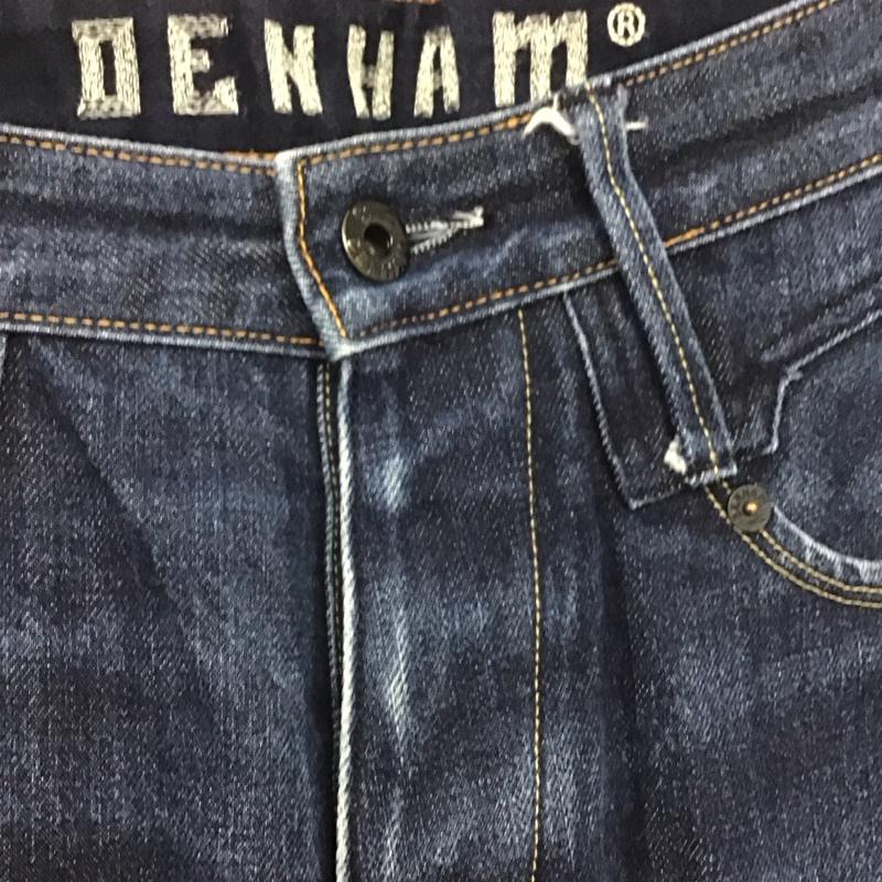 デンハム DENHAM パンツ デニム、ジーンズ デニムパンツ ワイドパンツ カジュアルパンツ 29インチ 無地 インディゴ / インディゴ /  メンズ USED 古着 中古 10146096