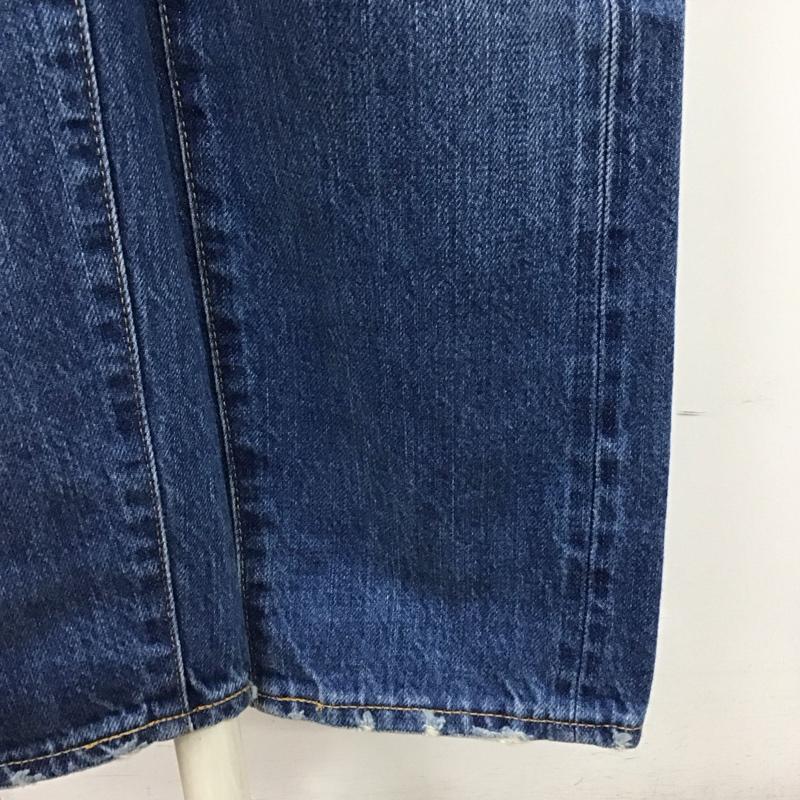 アングリッド Ungrid パンツ デニム、ジーンズ 111521417501 セルヴィッチクラッシュボーイズデニム ダメージ加工 青 / ブルー /  レディース USED 古着 中古 10114584