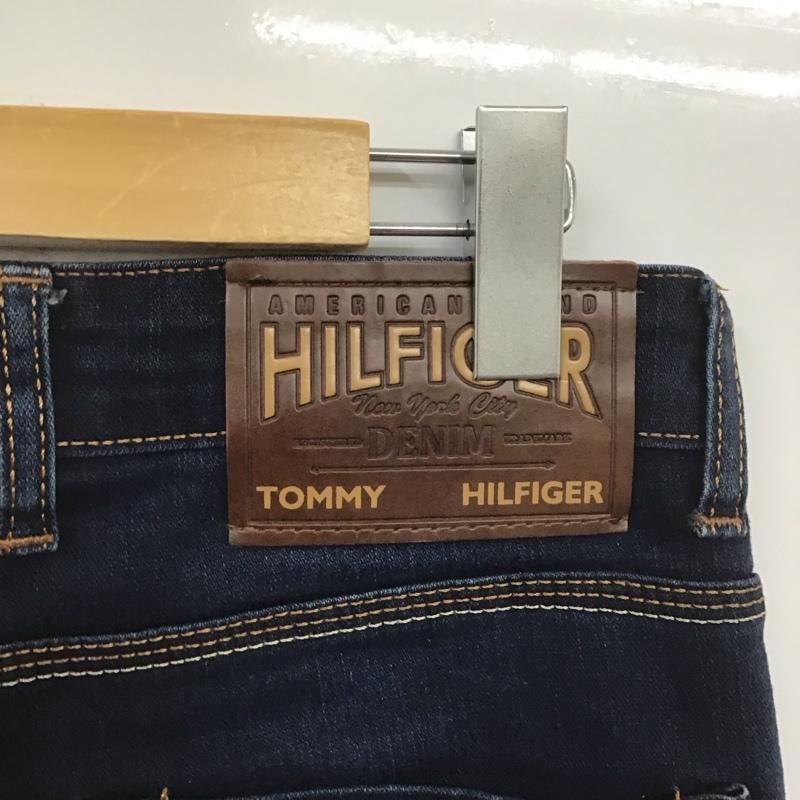 トミーヒルフィガー TOMMY HILFIGER パンツ デニム、ジーンズ デニムパンツ スリムパンツ ストレッチパンツ ジーンズ 33インチ 無地 インディゴ / インディゴ /  メンズ USED 古着 中古 10107689