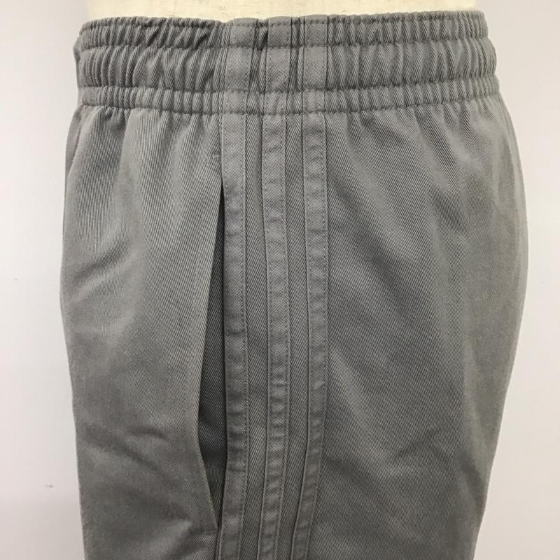 アディダス adidas パンツ ワークパンツ、ペインターパンツ h11372トレフォイルリラックスツイルパンツ トラックパンツ ワイドパンツ M ロゴ、文字 灰 / グレー /  メンズ USED 古着 中古 10115351