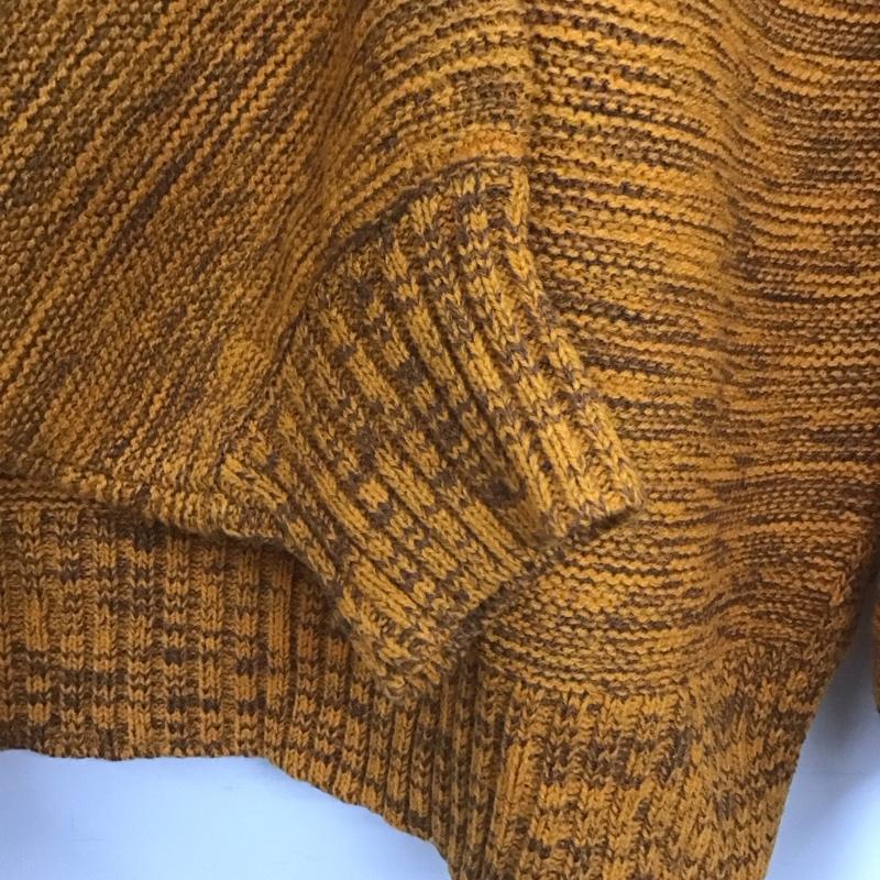 ローリーズファーム LOWRYS FARM ニット、セーター 長袖 LF622131TS ハイネック スタンドネック FREE 無地 橙 / オレンジ /  レディース USED 古着 中古 10147745