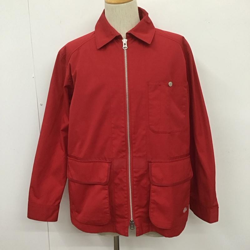 ディッキーズ Dickies ジャケット、上着 ジャンパー、ブルゾン ジップアップジャケット ジャンパー ジャケット カジュアルジャケット アウター L 無地 赤 / レッド /  メンズ USED 古着 中古 10106796