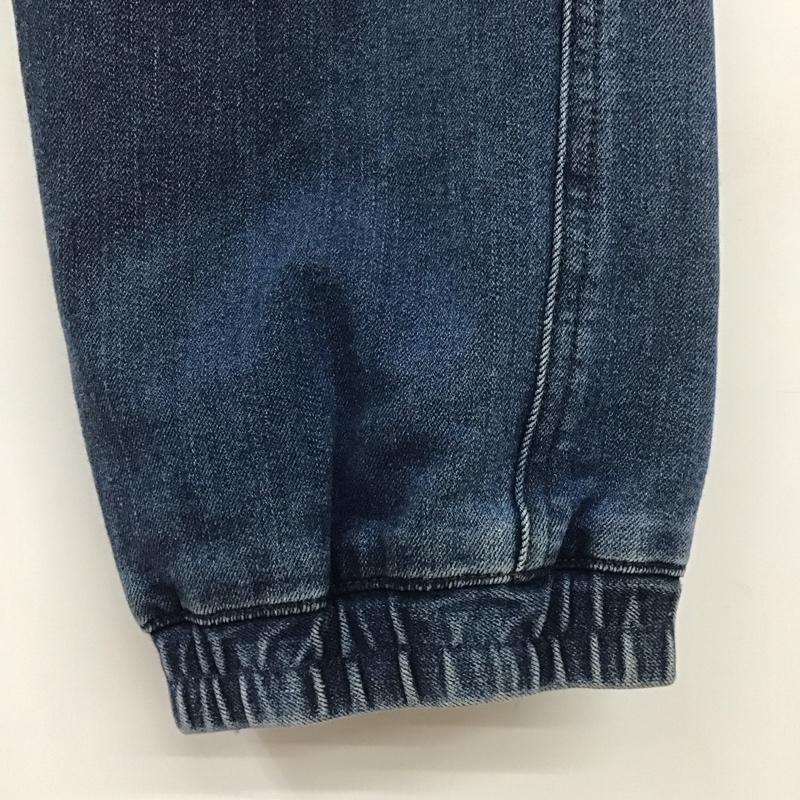 アンドサンズ ANDSUNS パンツ デニム、ジーンズ デニムパンツ ワーカージーンズ カジュアルパンツ 裾ゴム L 無地 インディゴ / インディゴ /  メンズ USED 古着 中古 10107196