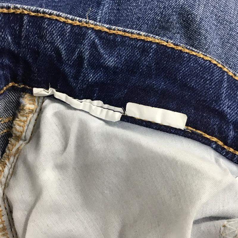 ザラ ZARA パンツ デニム、ジーンズ ストレッチ ジーパン カットオフ 無地 青 / ブルー /  レディース USED 古着 中古 10114590