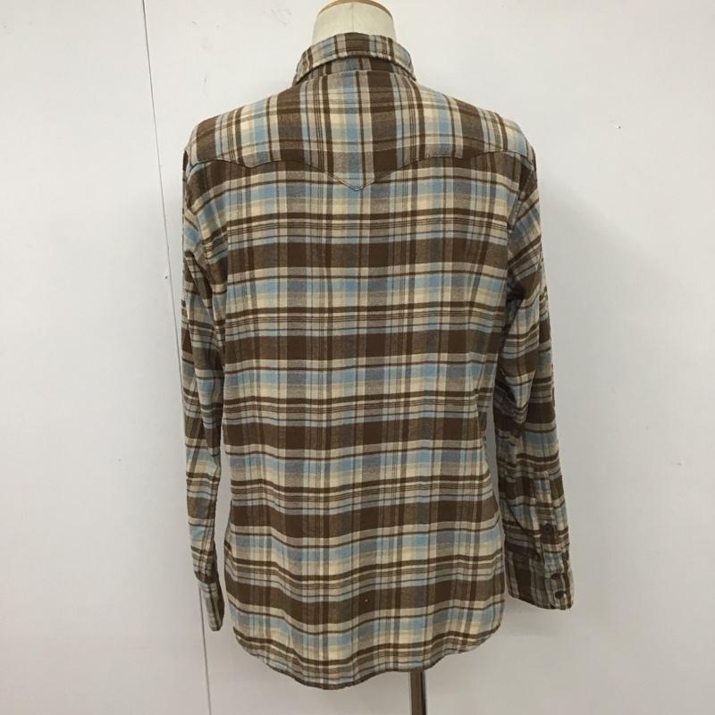 ラングラー Wrangler シャツ、ブラウス 長袖 長袖シャツ チェックシャツ カラーシャツ カジュアルシャツ ポケットシャツ XL チェック マルチカラー / マルチカラー /  メンズ USED 古着 中古 10111628