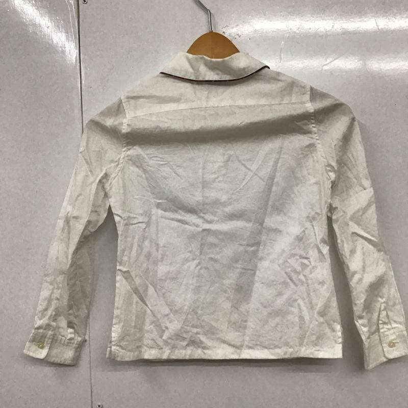 ラルフローレン RALPHLAUREN シャツ、ブラウス 長袖 3140-1816 キッズ 130 130cm ワンポイント 白 / ホワイト /  ガールズ USED 古着 中古 10108289