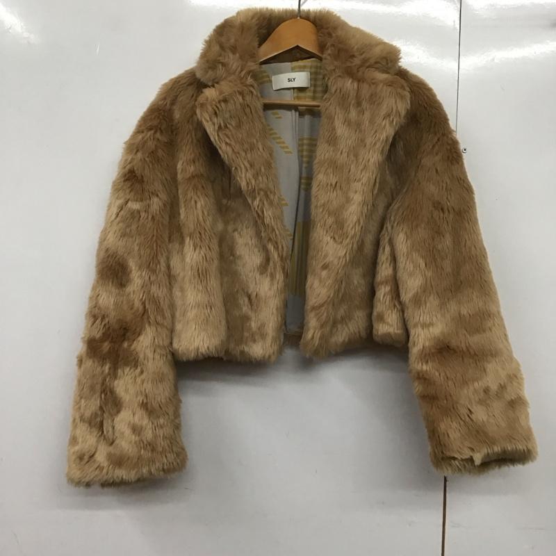 スライ SLY ジャケット、上着 ジャケット、ブレザー 0309AY30-0920 COZYFAKEFURジャケット フェイクファー FREE 無地 ベージュ / ベージュ /  レディース USED 古着 中古 10142519