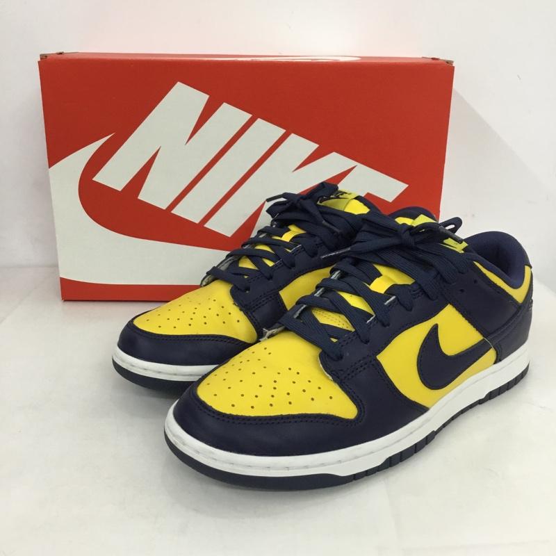 ナイキ NIKE スニーカー スニーカー DD1391-700 DUNK LOW RETRO 26.5cm 箱有 26.5cm ロゴ、文字 紺 / ネイビー / X 黄 / イエロー /  メンズ USED 古着 中古 10131076