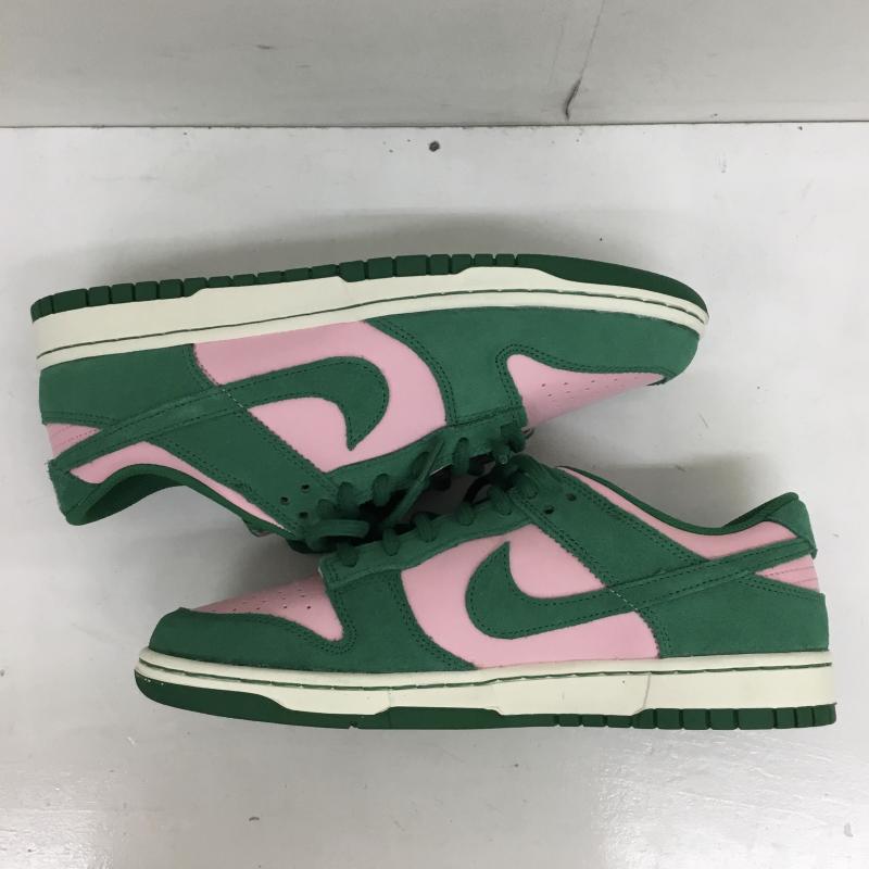 ナイキ NIKE スニーカー スニーカー NIKE DUNK LOW RETORO SE MED Soft Pink FZ0549-600 28.5cm ロゴ、文字 緑 / グリーン / X 桃 / ピンク /  メンズ USED 古着 中古 10129905