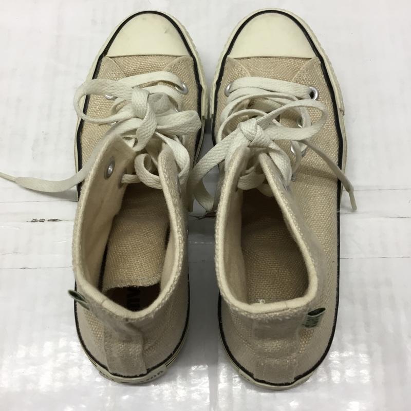 コンバース CONVERSE スニーカー スニーカー 1C298 HEMP HI ヘンプ 23cm 23.0cm ロゴ、文字 アイボリー / アイボリー /  レディース USED 古着 中古 10119081
