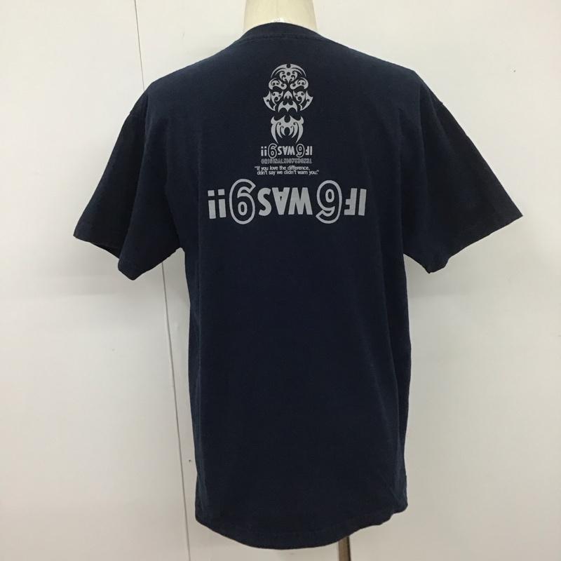 テンダーロイン TENDERLOIN Tシャツ 半袖 半袖カットソー プリントTシャツ クルーネックカットソー L プリント 紺 / ネイビー /  メンズ USED 古着 中古 10109805