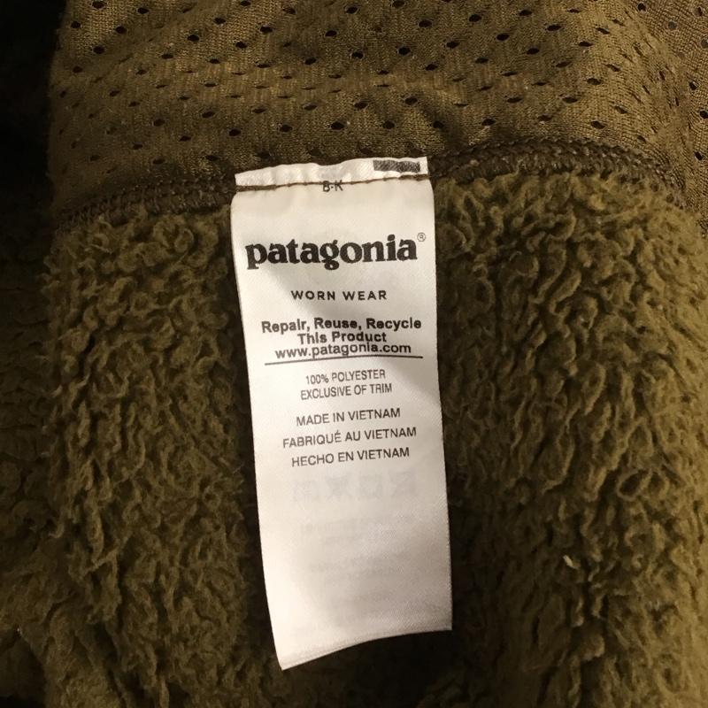 パタゴニア patagonia ベスト ベスト 25926fa18 18AWLosGustVEST ジップアップフリースベスト M ロゴ、文字 カーキ / カーキ /  メンズ USED 古着 中古 10145942