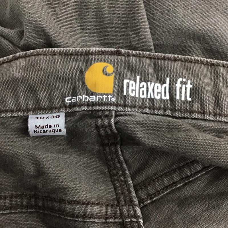 カーハート Carhartt パンツ ワークパンツ、ペインターパンツ ワークパンツ ワイドパンツ カジュアルパンツ 40 無地 灰 / グレー /  メンズ USED 古着 中古 10109835