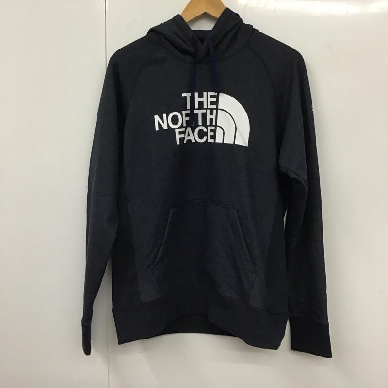 ザノースフェイス THE NORTH FACE パーカー 長袖 NT61696 COLOR HEATHERED SWEAT HOODIE XL ロゴ、文字 X プリント 紺 / ネイビー /  メンズ USED 古着 中古 10131926