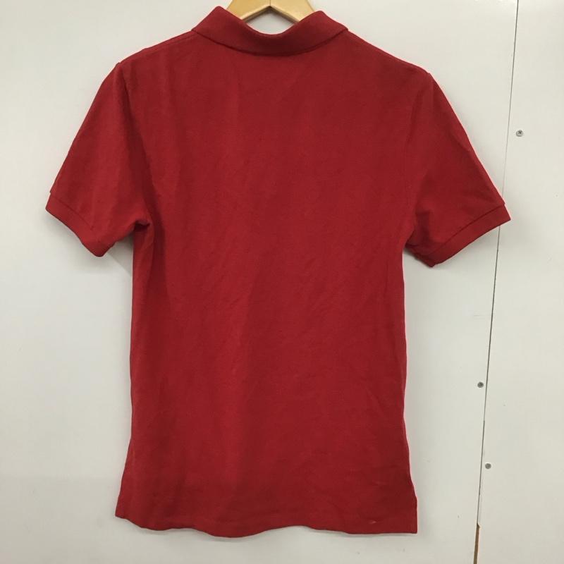 ポロバイラルフローレン Polo by RALPH LAUREN ポロシャツ 半袖 半袖ポロシャツ 半袖カットソー カラーシャツ L ロゴ、文字 赤 / レッド /  ボーイズ USED 古着 中古 10130702
