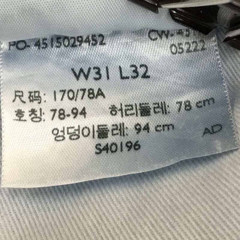 リーバイス Levi s パンツ デニム、ジーンズ 31インチ 無地 インディゴ / インディゴ /  メンズ USED 古着 中古 10133535