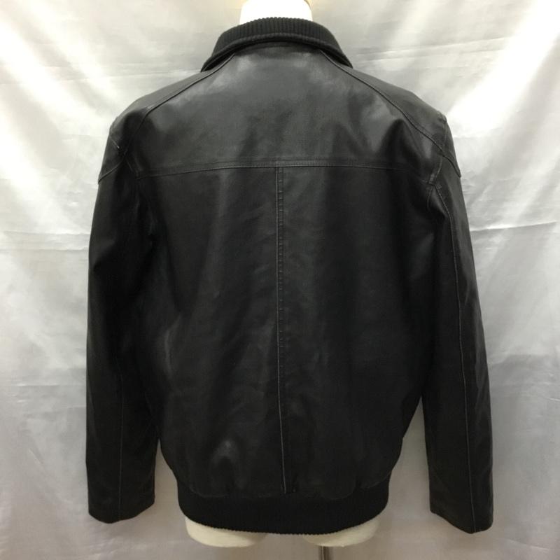 ゲス Guess ジャケット、上着 ジャンパー、ブルゾン ジップアップジャケット ジャンパー ジャケット カジュアルジャケット アウター L 無地 黒 / ブラック /  メンズ USED 古着 中古 10120293