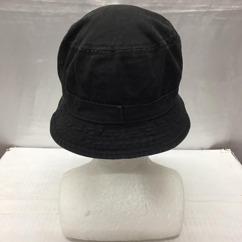 ニューエラ NEW ERA 帽子 ハット バケットハット バケハ ロゴ、文字 黒 / ブラック /  メンズ USED 古着 中古 10115676