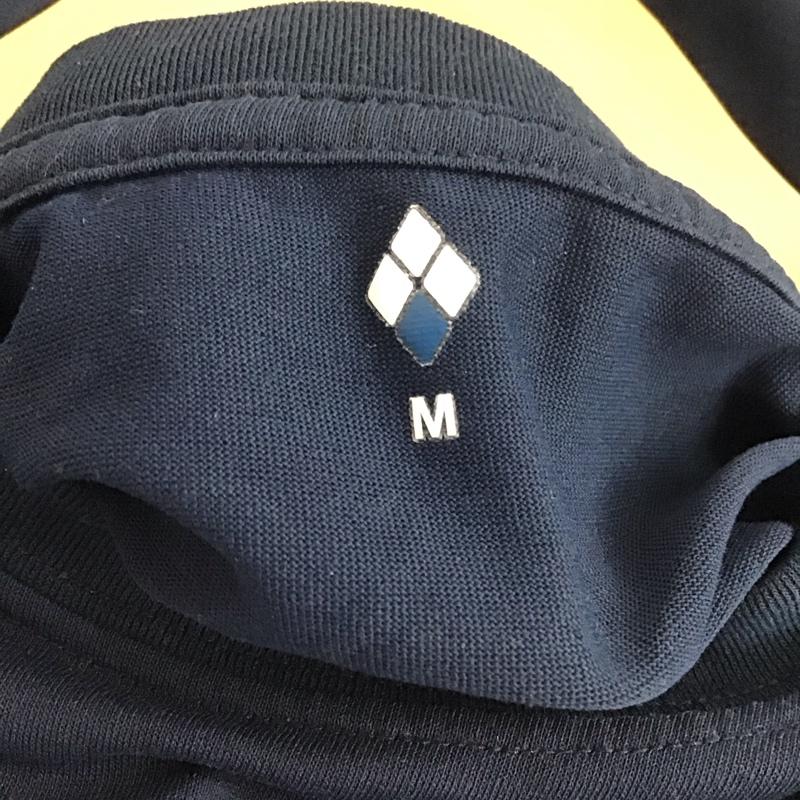 モンベル mont-bell Tシャツ 半袖 1114562 ウイックロンマッターホルンTシャツ プリントTシャツ M プリント 紺 / ネイビー /  メンズ USED 古着 中古 10138437