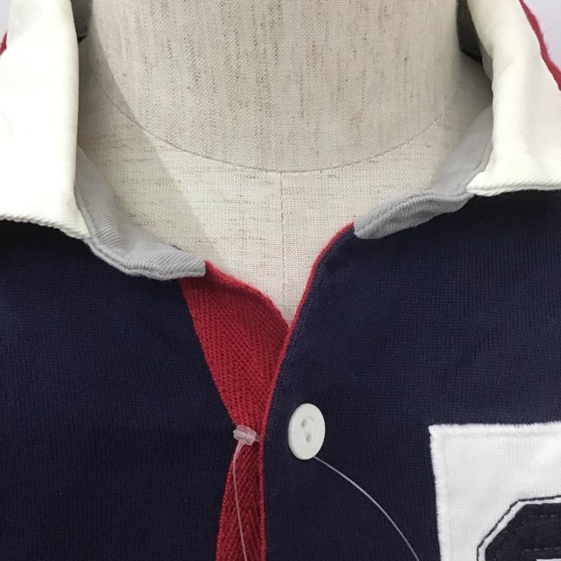 エディーバウアー Eddie Bauer ポロシャツ 半袖 S 無地 紺 / ネイビー /  メンズ USED 古着 中古 10111217