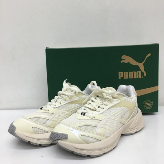 プーマ PUMA スニーカー スニーカー 395908 04 ベロファシス オールウェイズ オン 24.5cm ロゴ、文字 アイボリー / アイボリー /  レディース USED 古着 中古 10145411