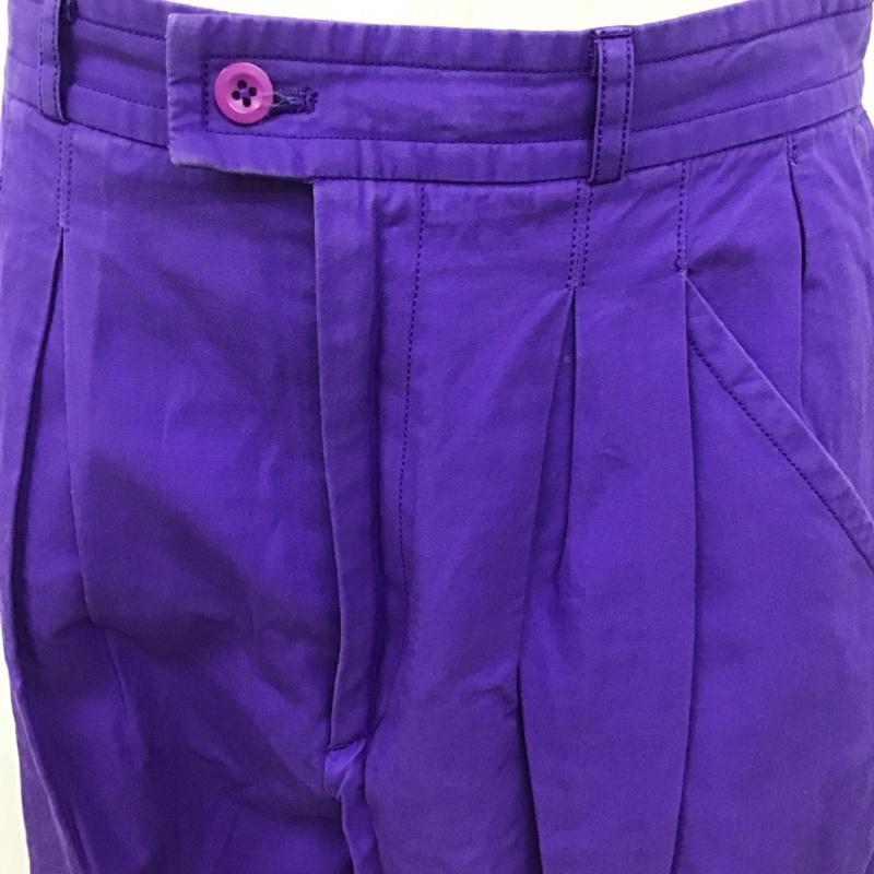 ビューティアンドユースユナイテッドアローズ BEAUTY&YOUTH UNITED ARROWS パンツ ワークパンツ、ペインターパンツ ワークパンツ ワイドパンツ カジュアルパンツ 38 無地 紫 / パープル /  レディース USED 古着 中古 10122433