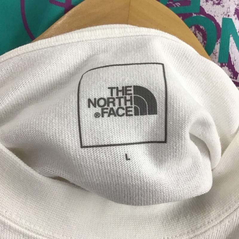 ザノースフェイス THE NORTH FACE カットソー 長袖 nt32438 ロングスリーブスリーブグラフィックティー 長袖カットソー L ロゴ、文字 白 / ホワイト /  メンズ USED 古着 中古 10138118