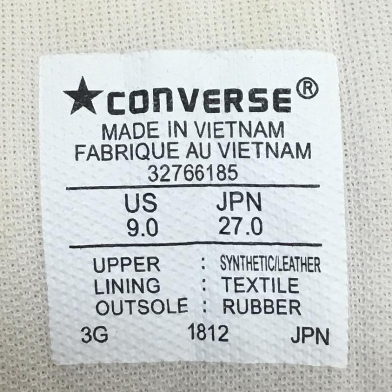 コンバース CONVERSE スニーカー スニーカー ERX-400 EW HI 27.0cm ロゴ、文字 白 / ホワイト /  メンズ USED 古着 中古 10110133